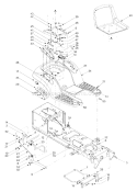 Page E Diagram and Parts List for 13AU604H401 2002 Yard Man Lawn Tractor